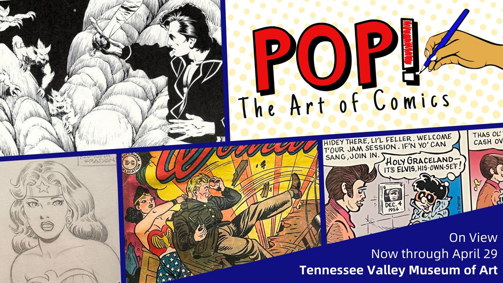 Pop The Art of Comics Facebook event cover  - 1